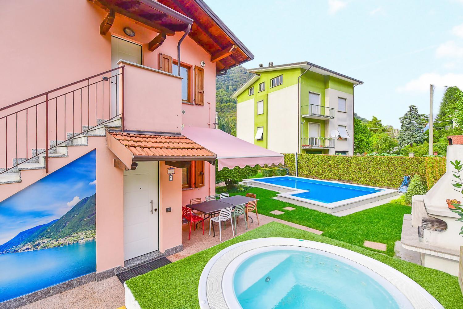 Jane E Jolie Holiday Home Private Swimming Pool Valbrona Exterior photo
